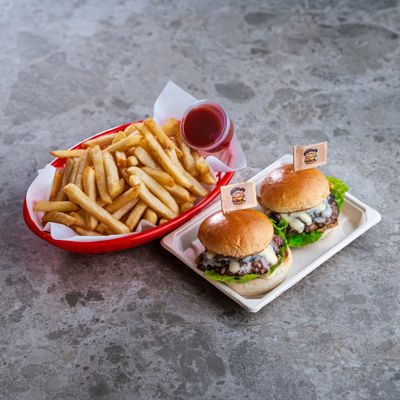 Trøflus pluss fries